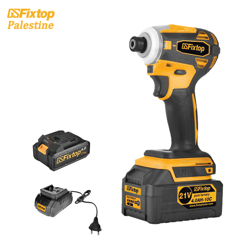 Impact crusher with 1 x 4A battery and charger